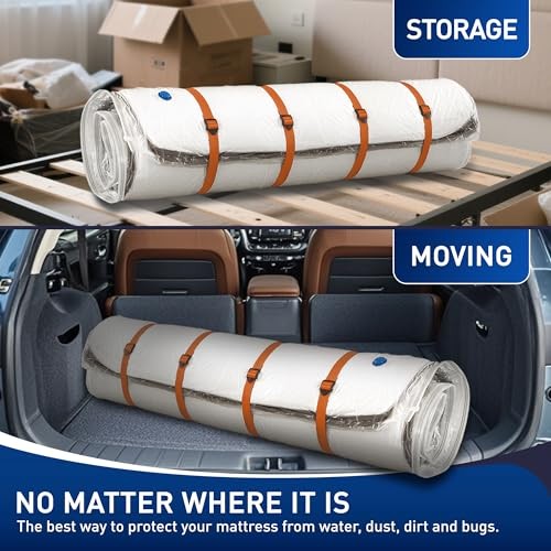 Mattress Vacuum Storage Bag for Memory Foam, Latex and Hybrid King, Cal King