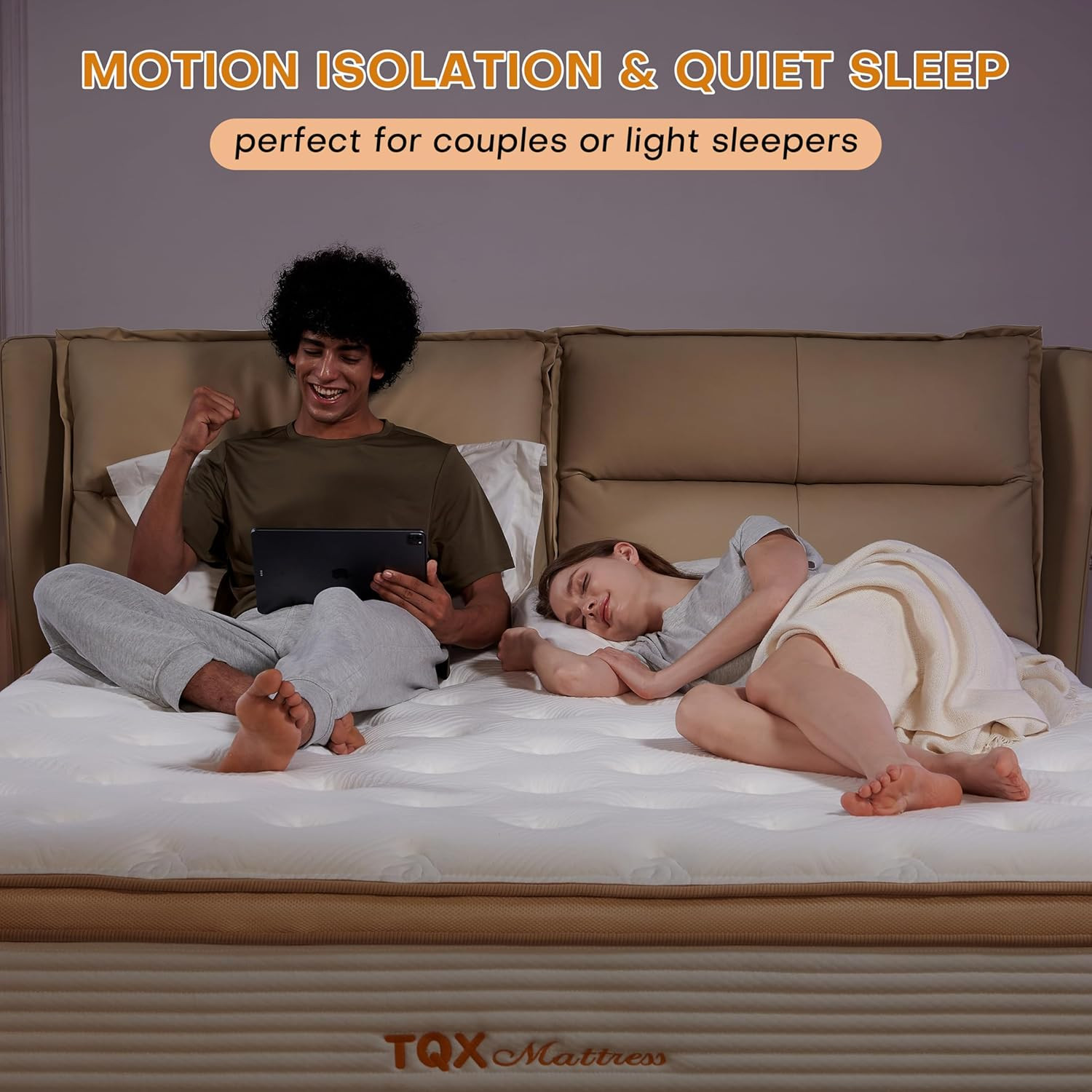Queen Mattress,12 Inch Hybrid Mattress in a Box: Memory Foam & Pocket Springs fo