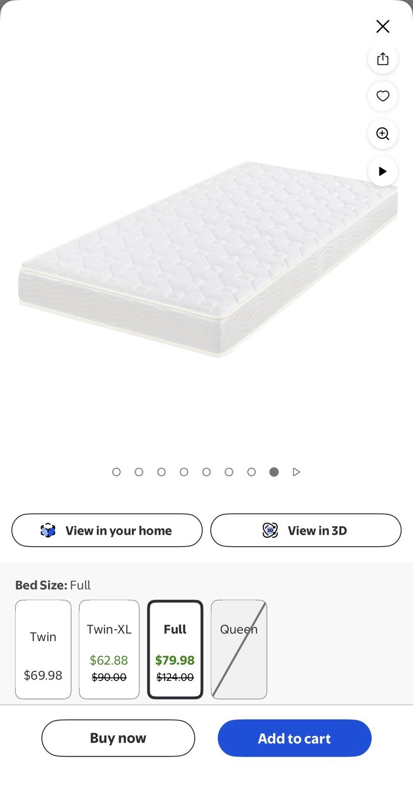 Costway HU10043-T 8 inch Twin Size Mattress