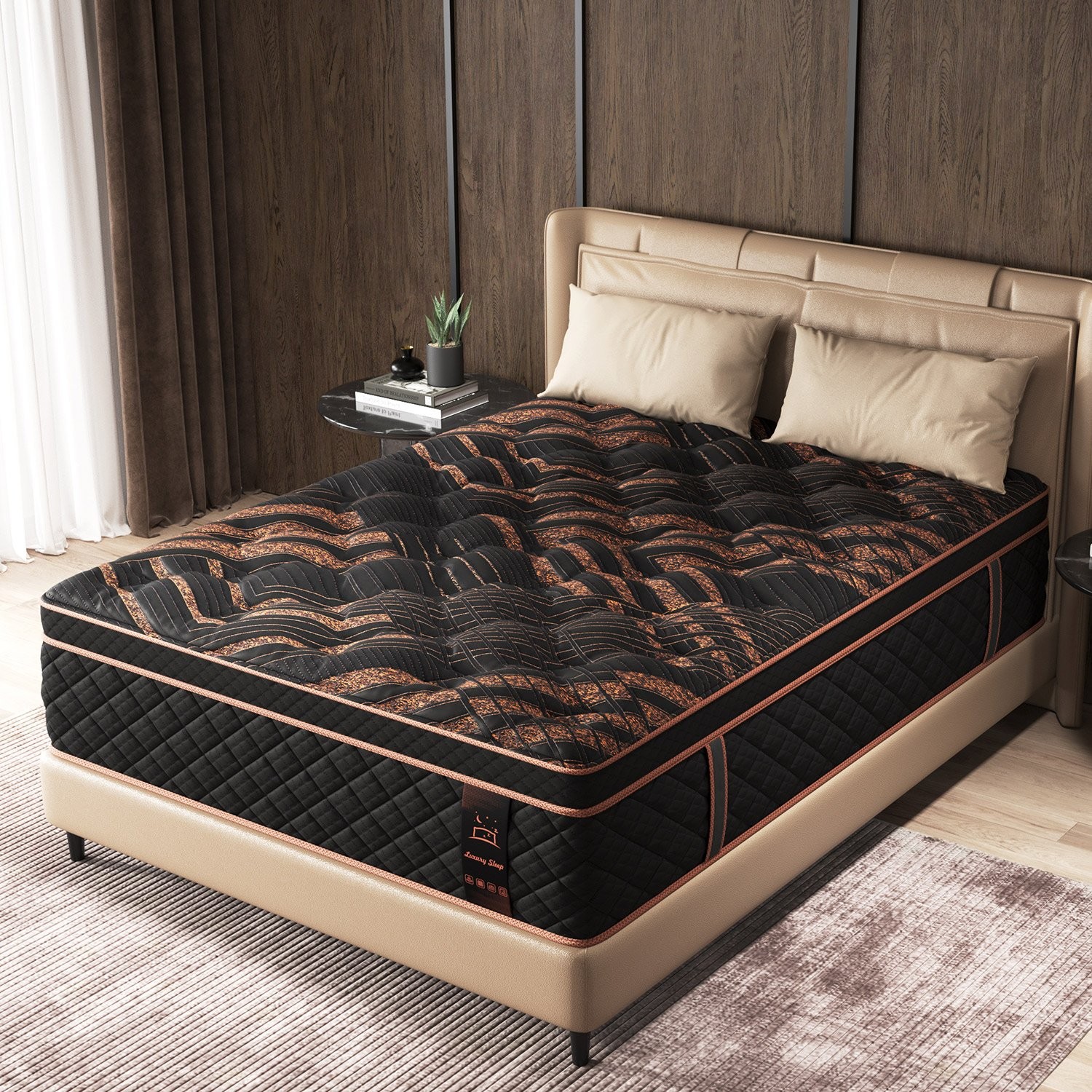 14″Twin Full Queen King Size Gel Memory Foam Spring Mattress In A Box