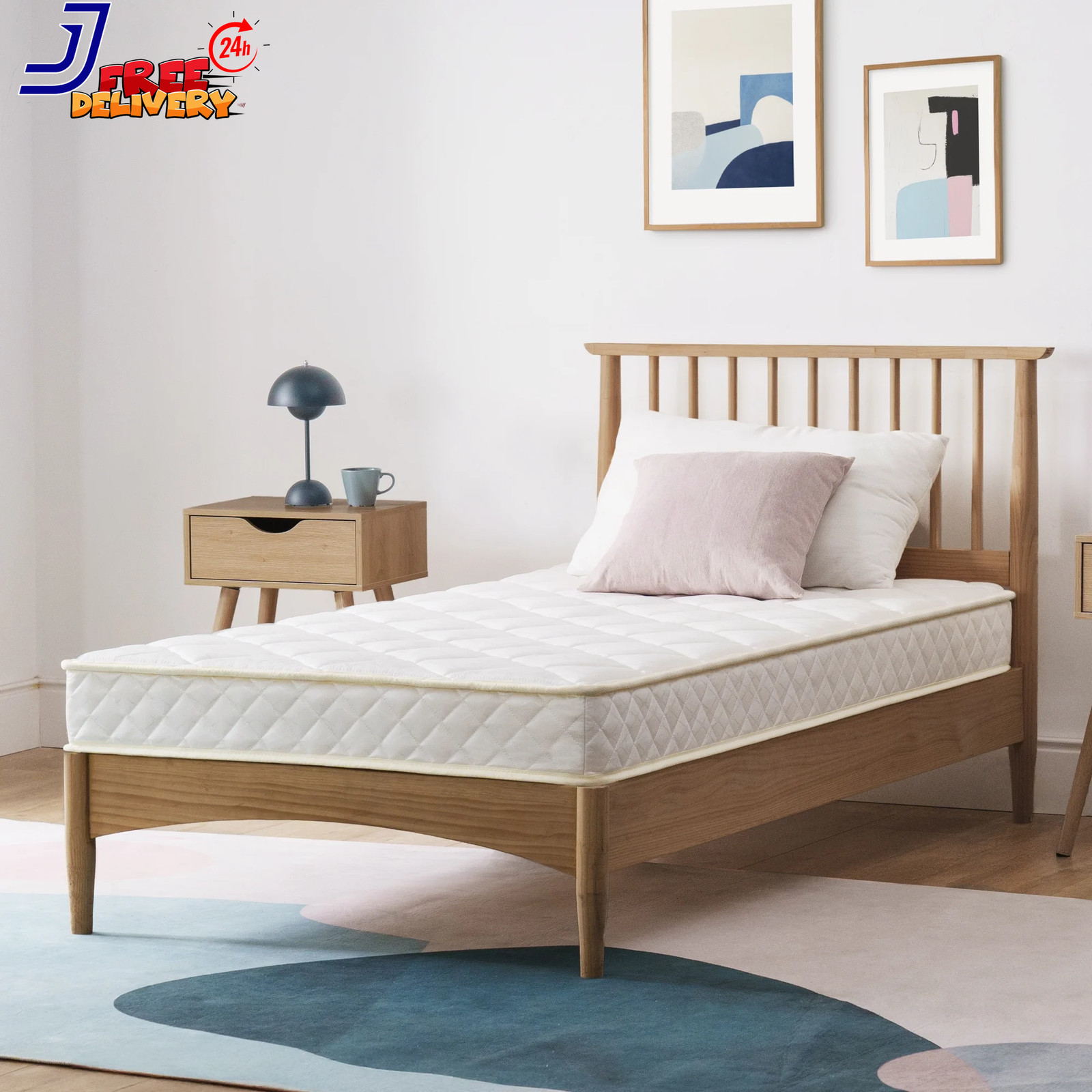 Twin Full 6″ Innerspring Comfort Bed Mattress for Bunk Beds Bedding