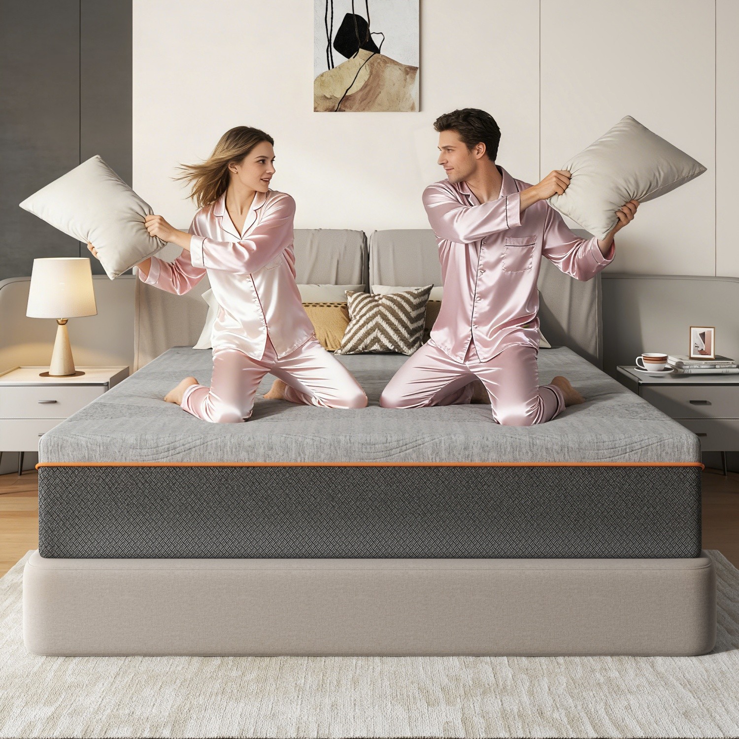 12in Twin/Full/Queen/King Memory Foam Mattress Medium Soft CertiPUR-US Certified
