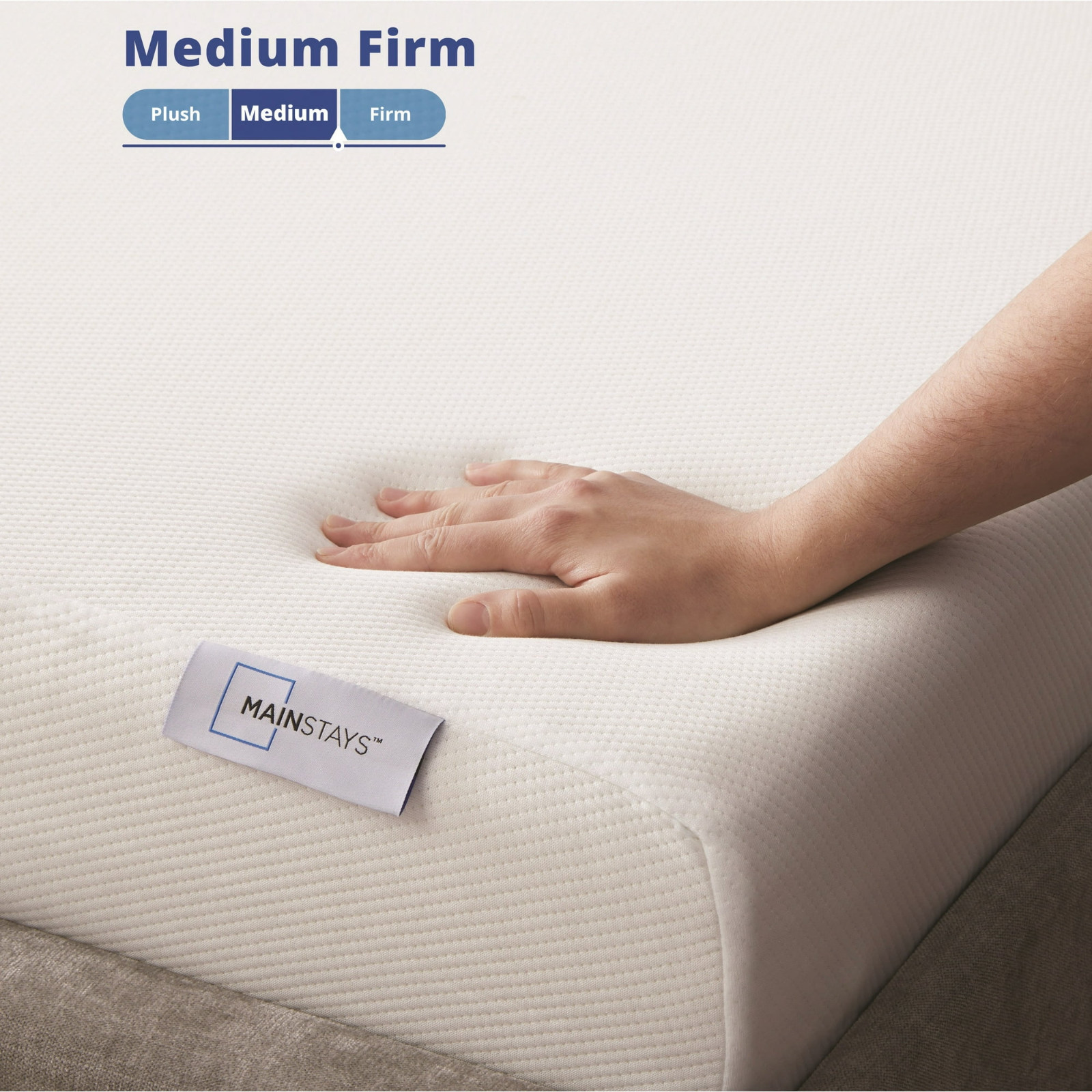 Mainstays 8” Medium Firm Memory Foam Mattress, Twin