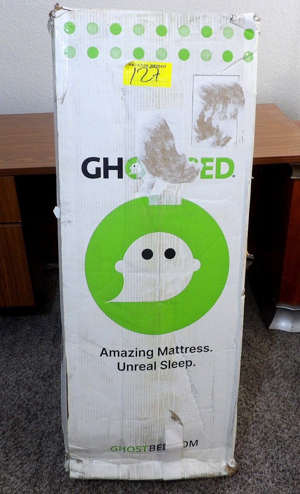 GhostBed 3D Matrix Hybrid Queen Mattress 12 inch Memory Foam Cooling Technology