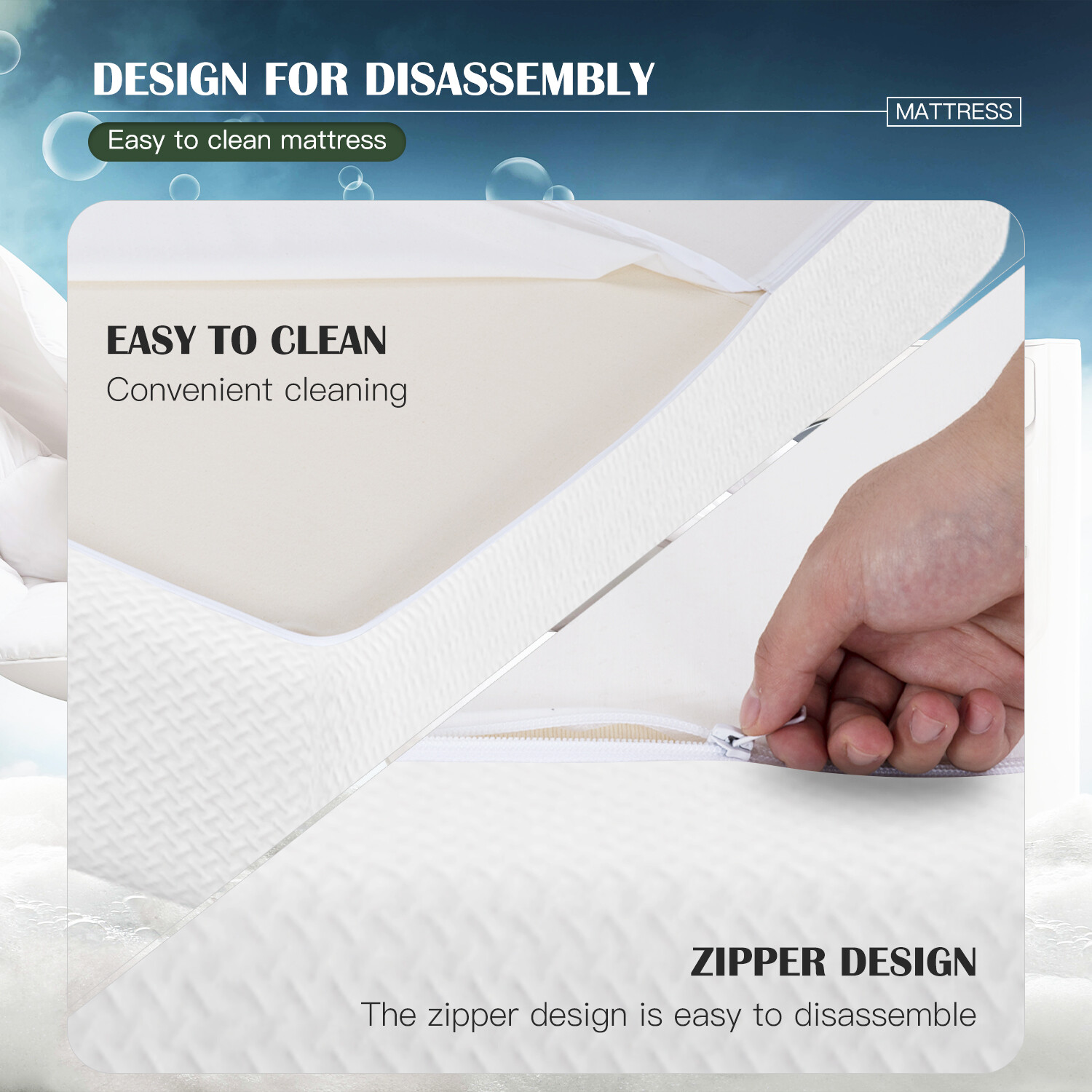 Base Foam Mattress, Medium Firm Mattresses CertiPUR-US Certified Bed-in-a-Box