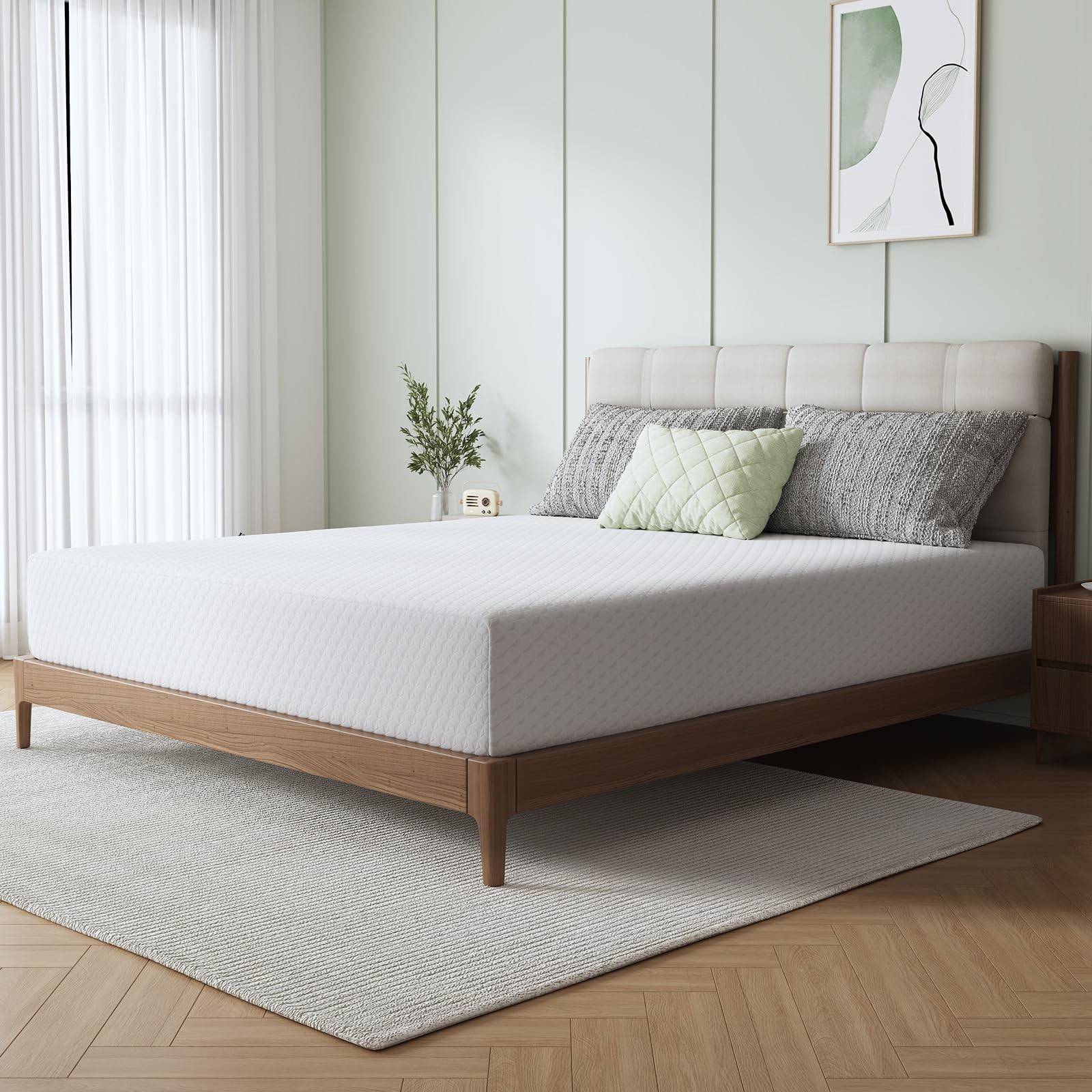 Novilla Twin Size Mattress, 10 Inch Twin Memory Foam Mattress with Breathable…