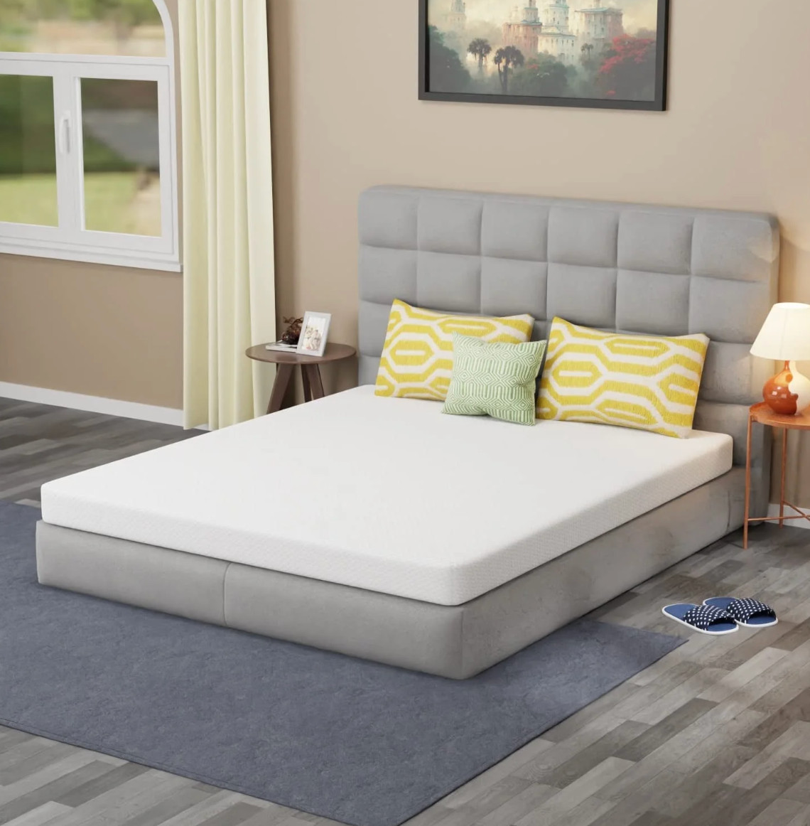 Colchón Para Cama King Size De Espuma Viscoelástica 5 Inch Colchones En Oferta