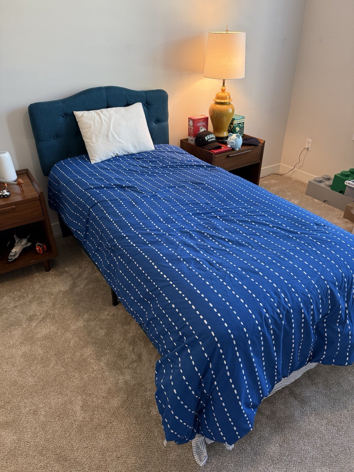 Serta Perfect Sleeper Twin Medium Innerspring Breathable Mattress and Bed Frame