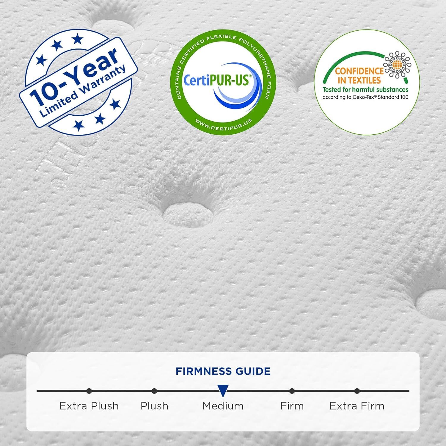 Gel Memory Foam Mattress 8″ 10″ 12″ Twin Full Size Mattress Brand New In A Box