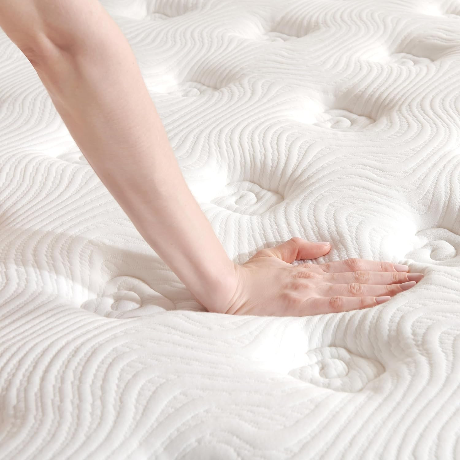 Queen Mattress,12 Inch Hybrid Mattress in a Box: Memory Foam & Pocket Springs fo