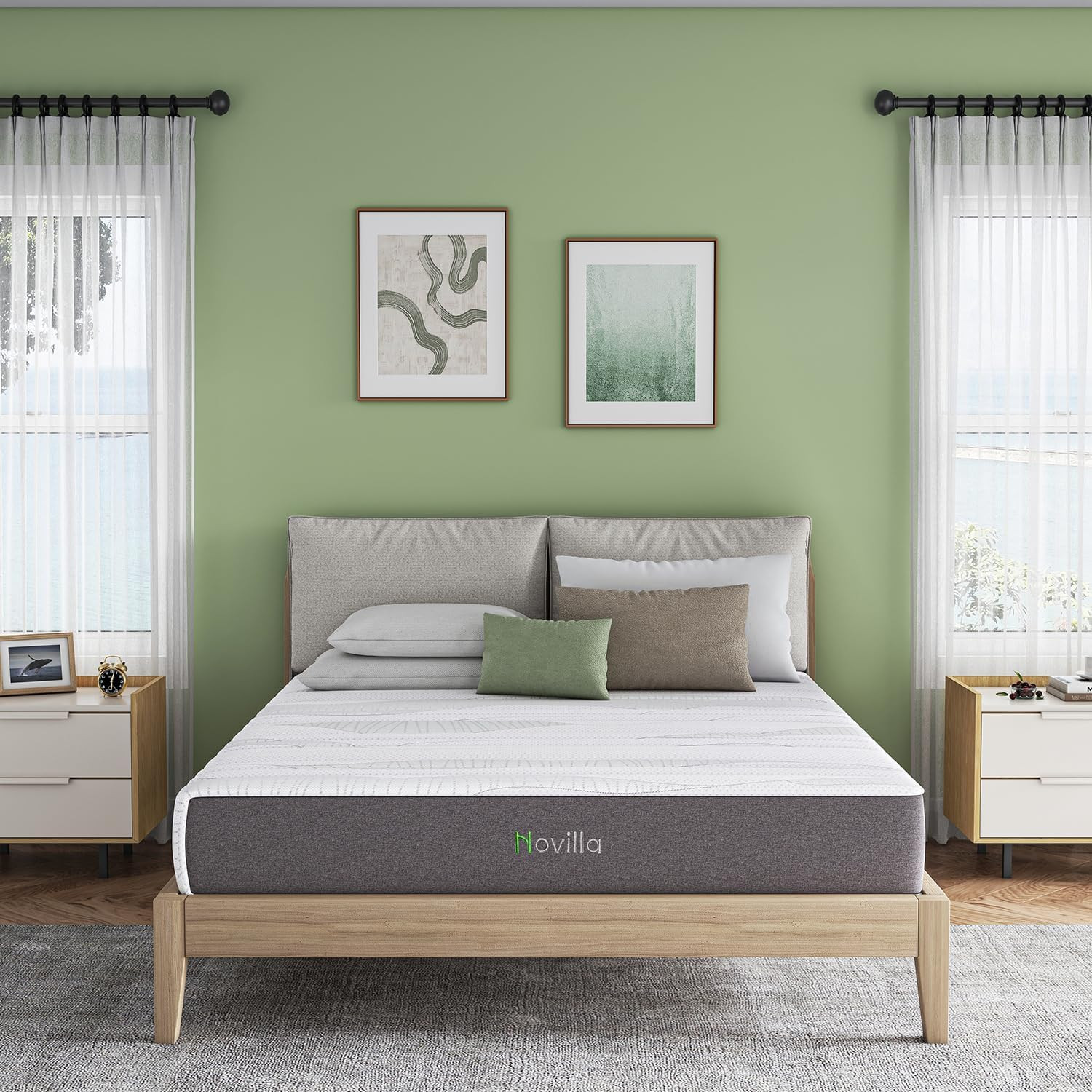 14″ King Memory Foam Mattress with Cooling Cover & Back Pain Relief Support