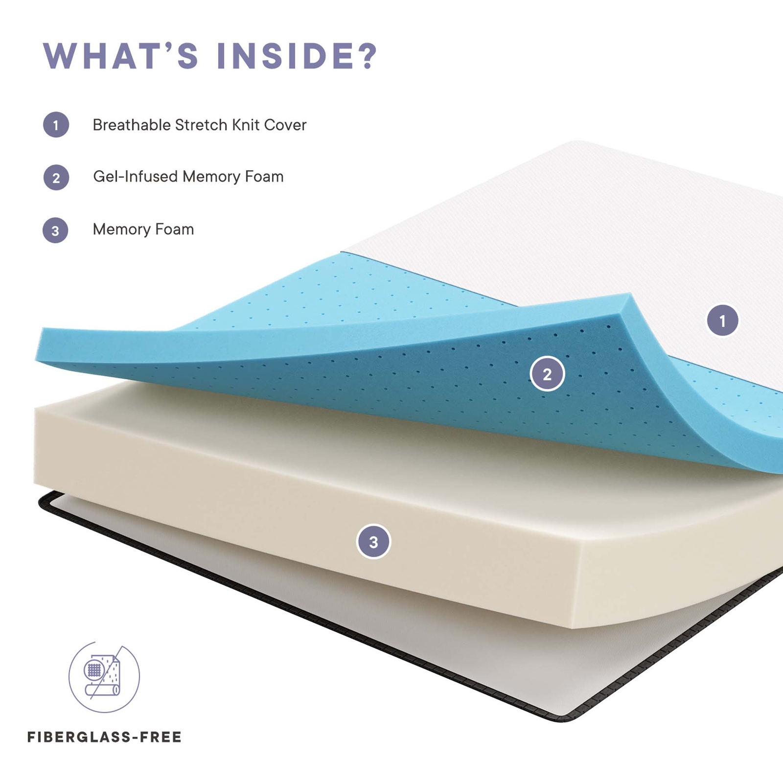 Modway 10″ Cool Gel-Infused Firm King Memory Foam Mattress With 10 Year Warranty