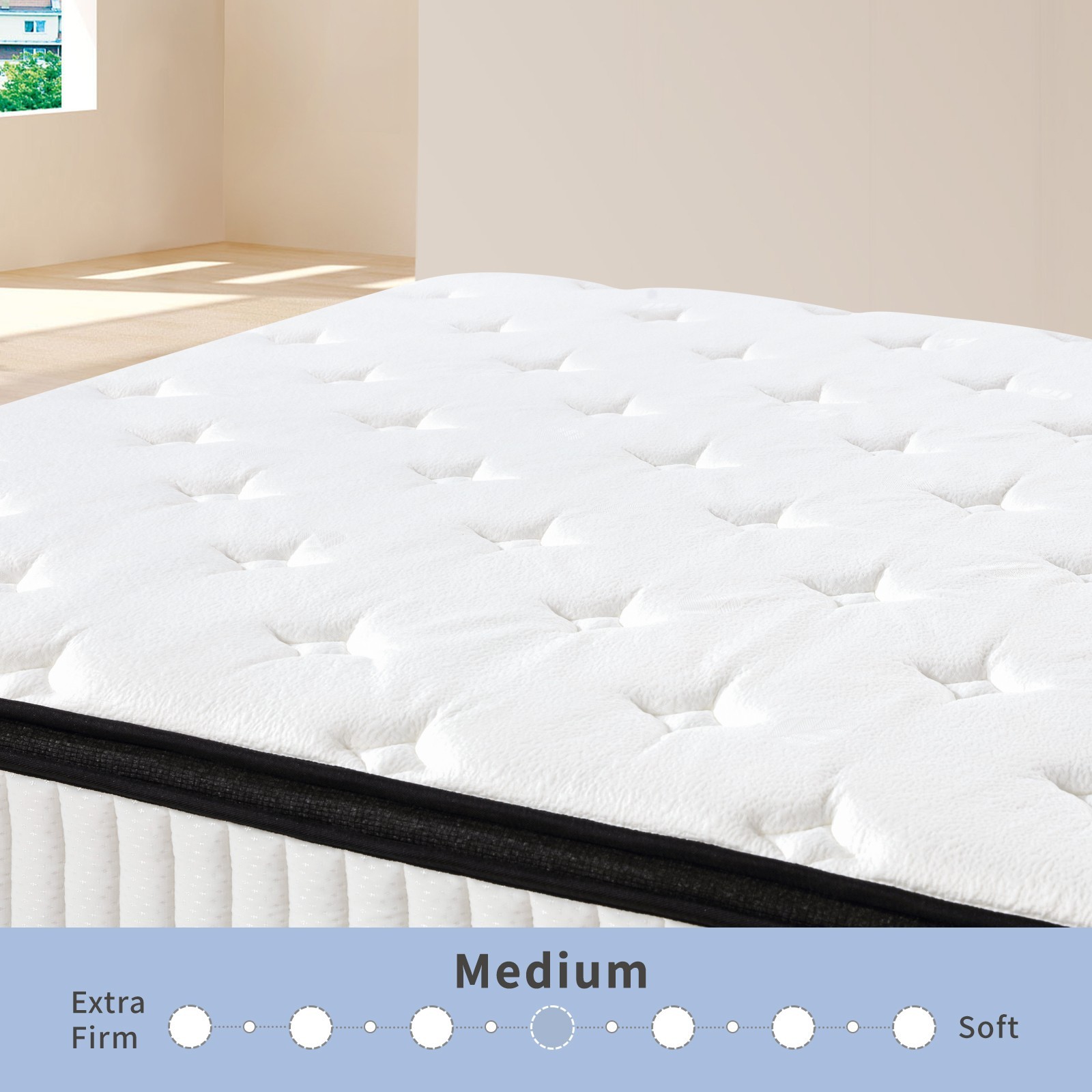 12 Inch Gel Memory Foam Mattress Hybrid Spring Twin Full Queen King Bed In A Box