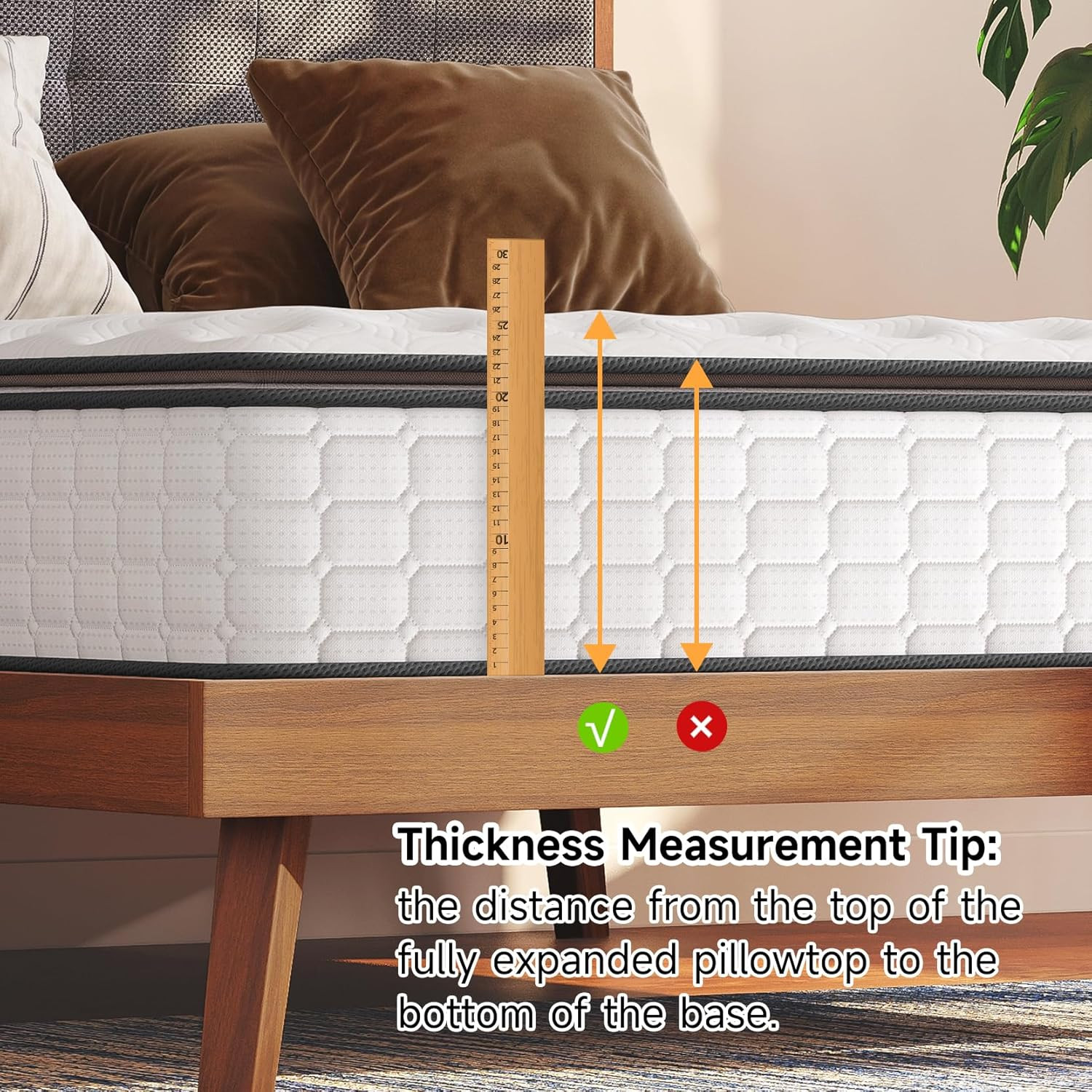Full Size Mattress, 10 Inch Hybrid Full Mattress in a Box, Pillow Top Double Bed