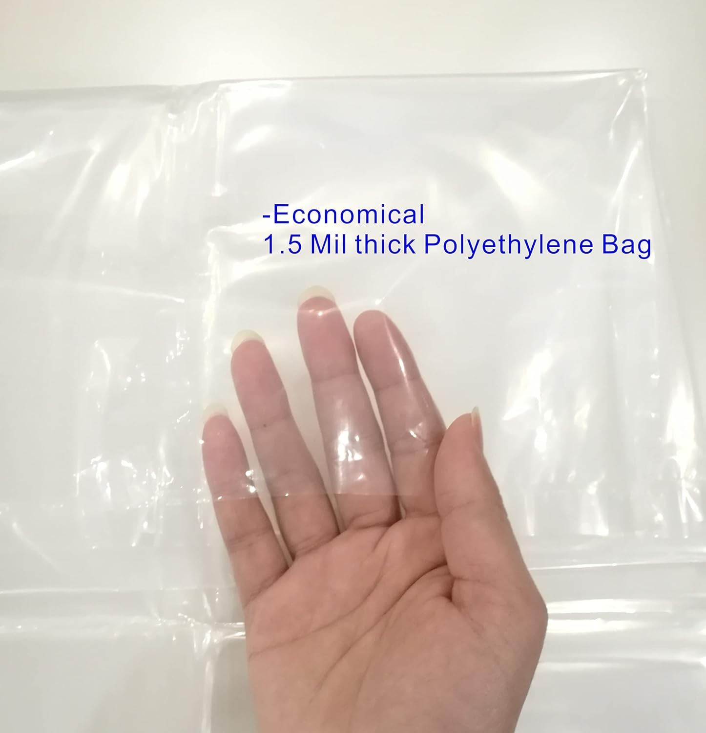 Clear Polyethylene Mattress Bag Fits Twin & Full Sizes – Lightweight Protection