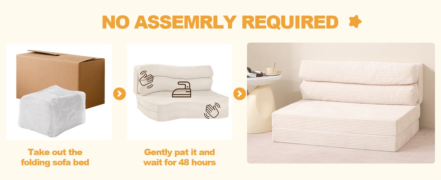 Folding Mattr Twin, Convertible Sofa Bed Foldable Futon Mattr with