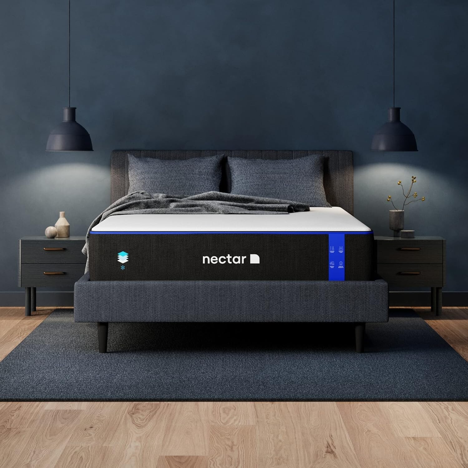 Nectar V000257252 12 inch Gel Memory Foam Queen Mattress