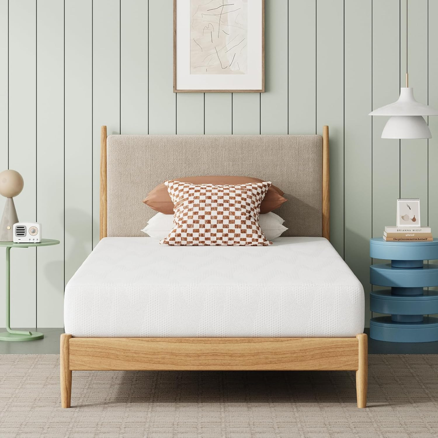 Twin Bed Mattress, 8 Inch Twin Size Mattress with Gel Memory Foam for Cooling Ni