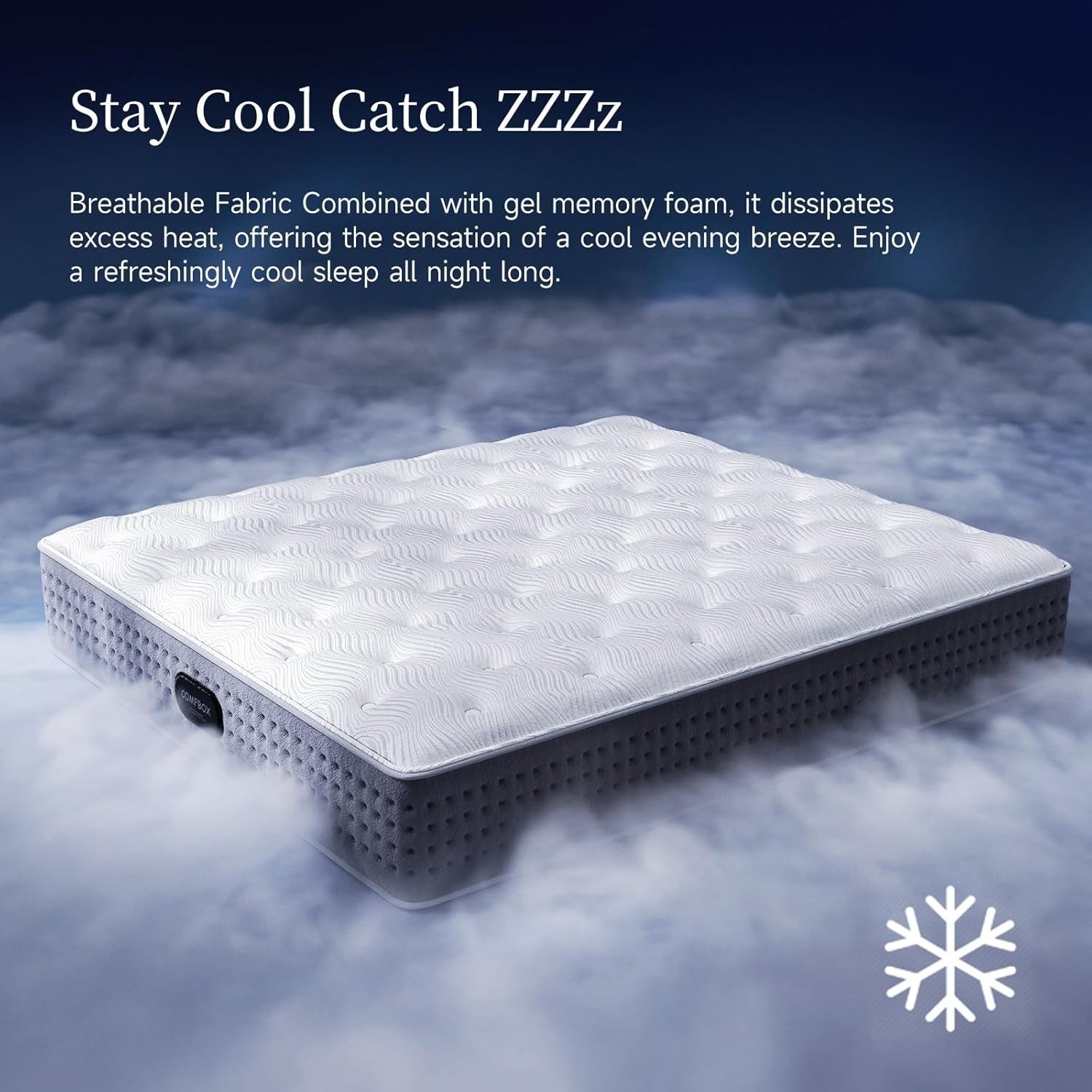 10.5 Inch Full Size Mattress | The Feel Most Sleepers Prefer | Hybrid Full