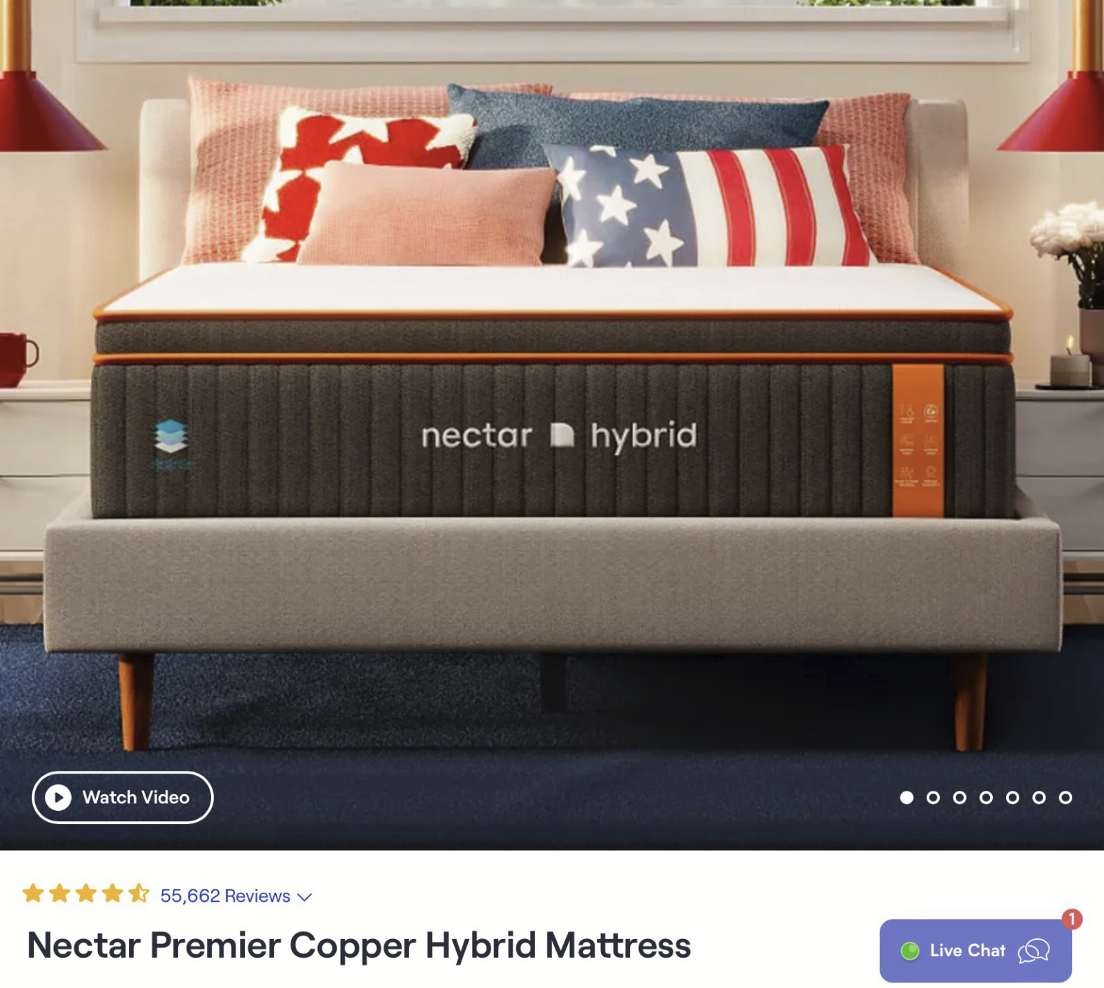 Nectar Premier Copper Hybrid Twin Mattress 14 Inch Medium Firm Memory Foam Steel