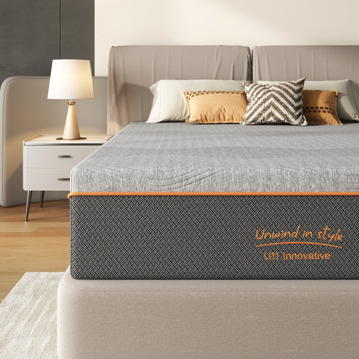 10″ Twin/Full/Queen/King Memory Foam Mattress Medium Soft CertiPUR-US Certified