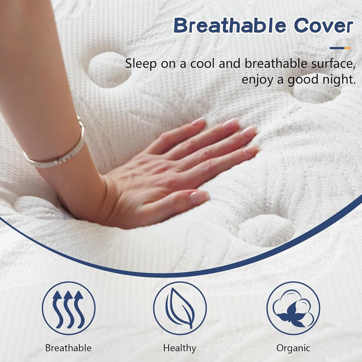 14″ Queen Hybrid Mattress Memory Foam Pocket Spring Mattress, Motion Isolation