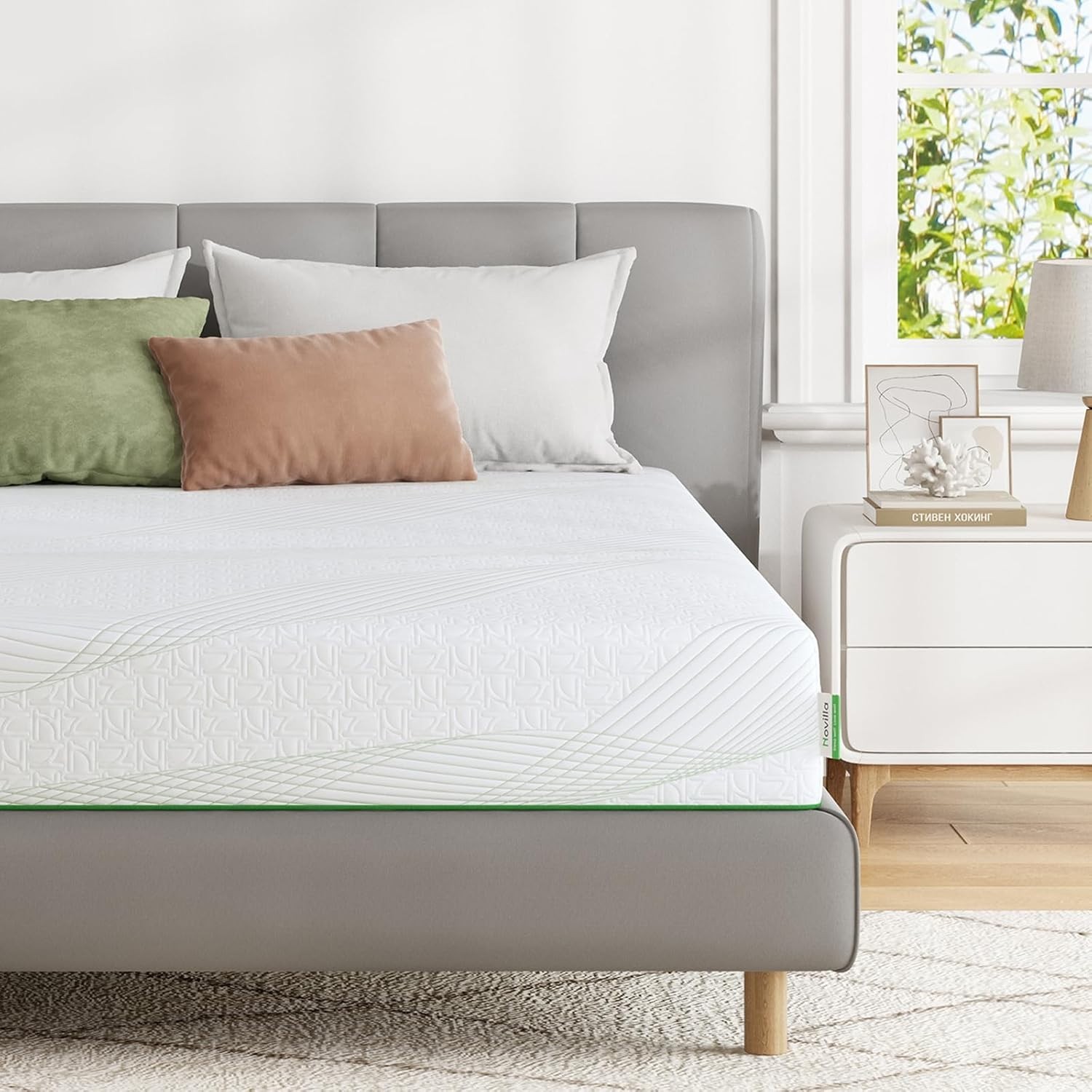 Cooling Gel Memory Foam Twin Mattress 6 Inch – Back Pain Relief & Support