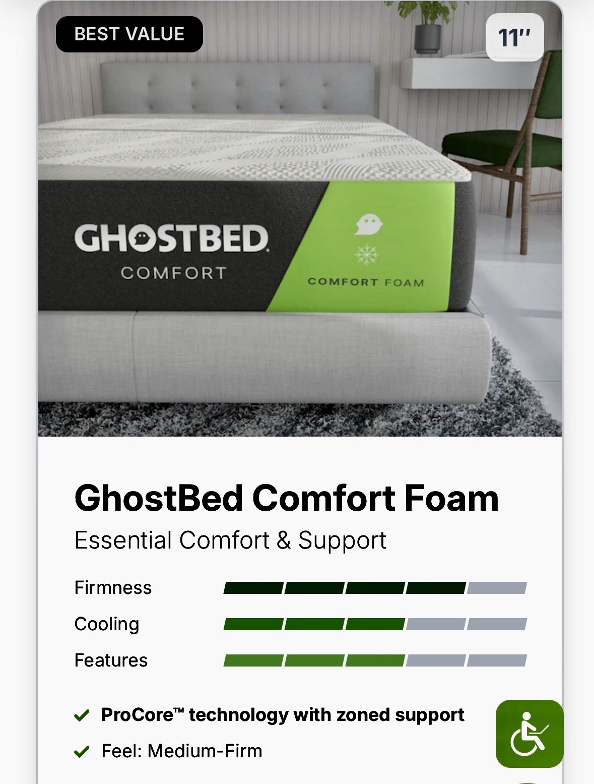 Ghostbed Mattress & Frame