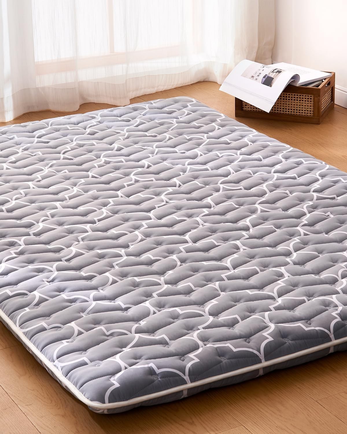 6th nerat Japanese Floor Futon Mattr – Extra-Thi 9-Layer Modern