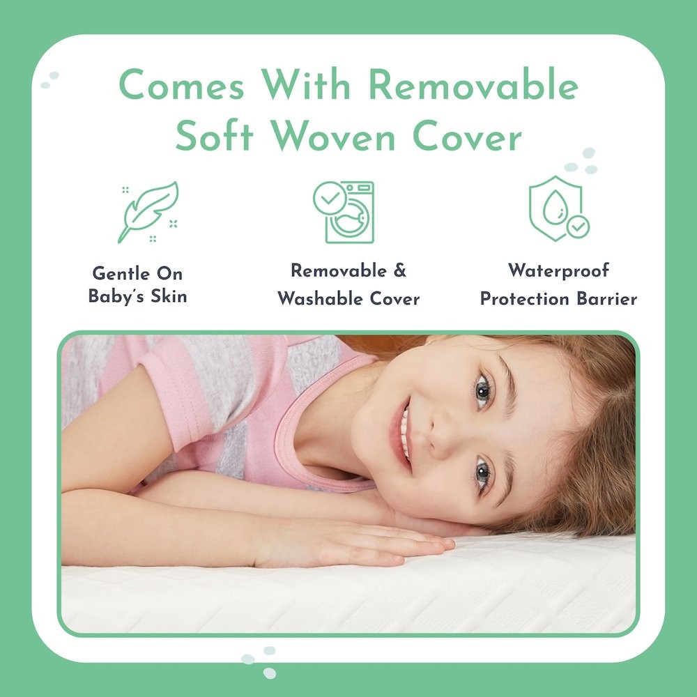 Evolur Sleep, Comfort Lite Plus Fiber Crib And Toddler Mattress I…