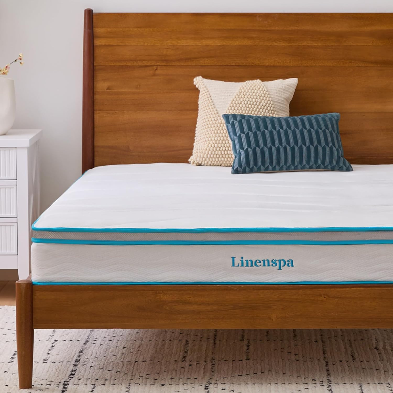 8″ Hybrid Memory Foam Mattress – Medium Firm, Cooling Comfort, Full Size