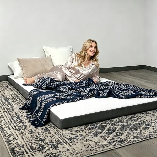 Folding Foam Mattress 4 Inches Foldable Floor Mattresses with King 4″