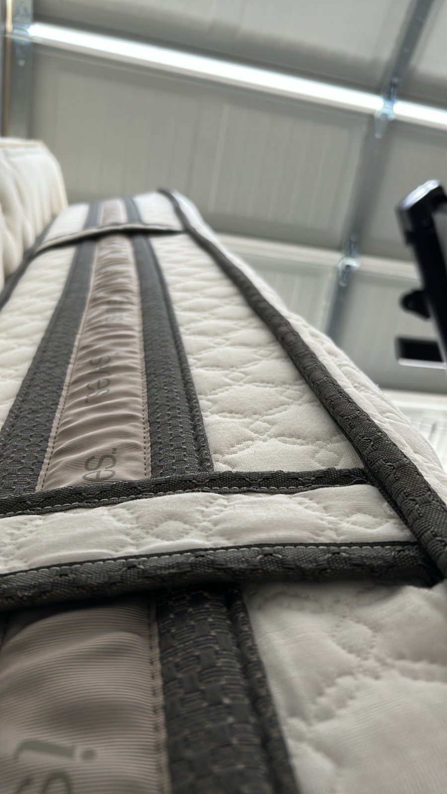 Serta iSeries Mattress White Gray Abstract Print Rectangle Bedroom