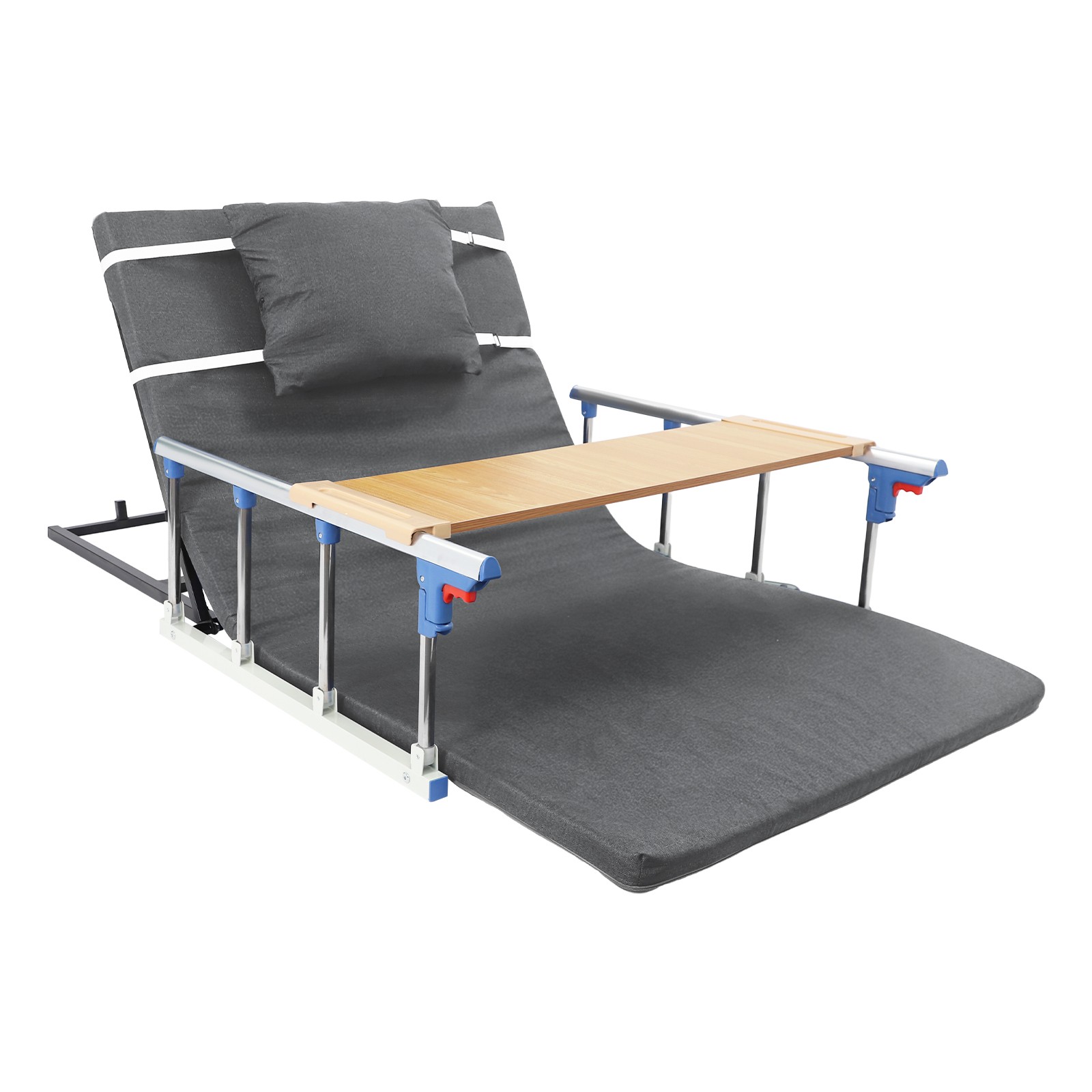 Electric Adjustable Bed Backrest Remote Control Lifting Bed Support with Tray