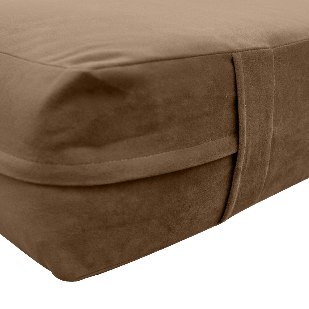 Knife Edge 6″ FULL 75x54x6 Velvet Indoor Daybed Mattress |COVER ONLY|-AD308