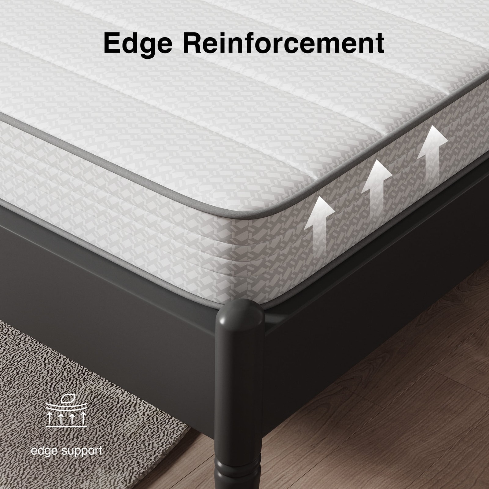Cozynest 6″ Twin Size Medium Supportive Innerspring Mattress