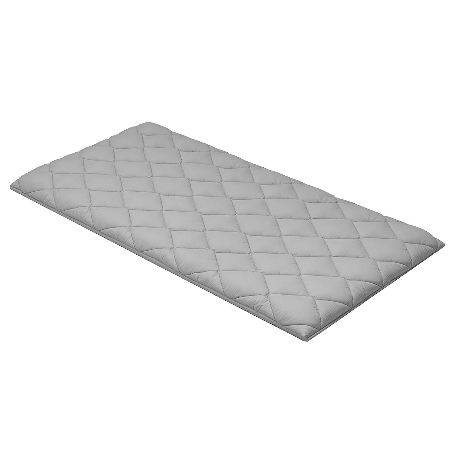 Uimoso Japanese Twin Tatami Mattress Foldable Futon with Storage Bag in Gray