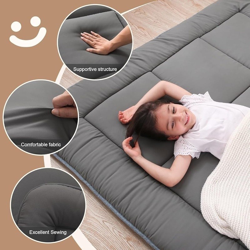 Memory Foam Futon Mattress Twin Size Soft Durable Sleeping Mat Bedroom Camping