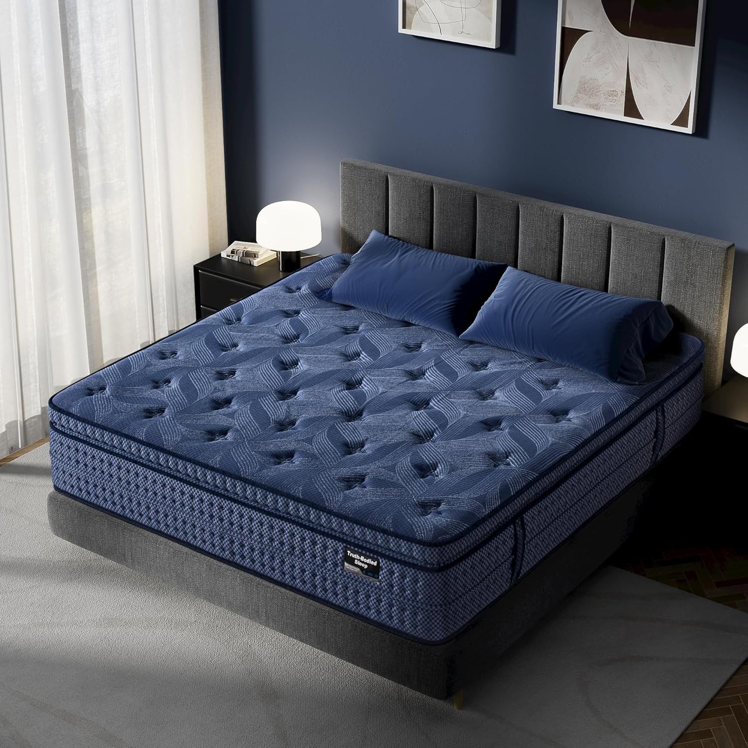 Plush – Memory Foam Hybrid Mattress Strong Edge Support Without