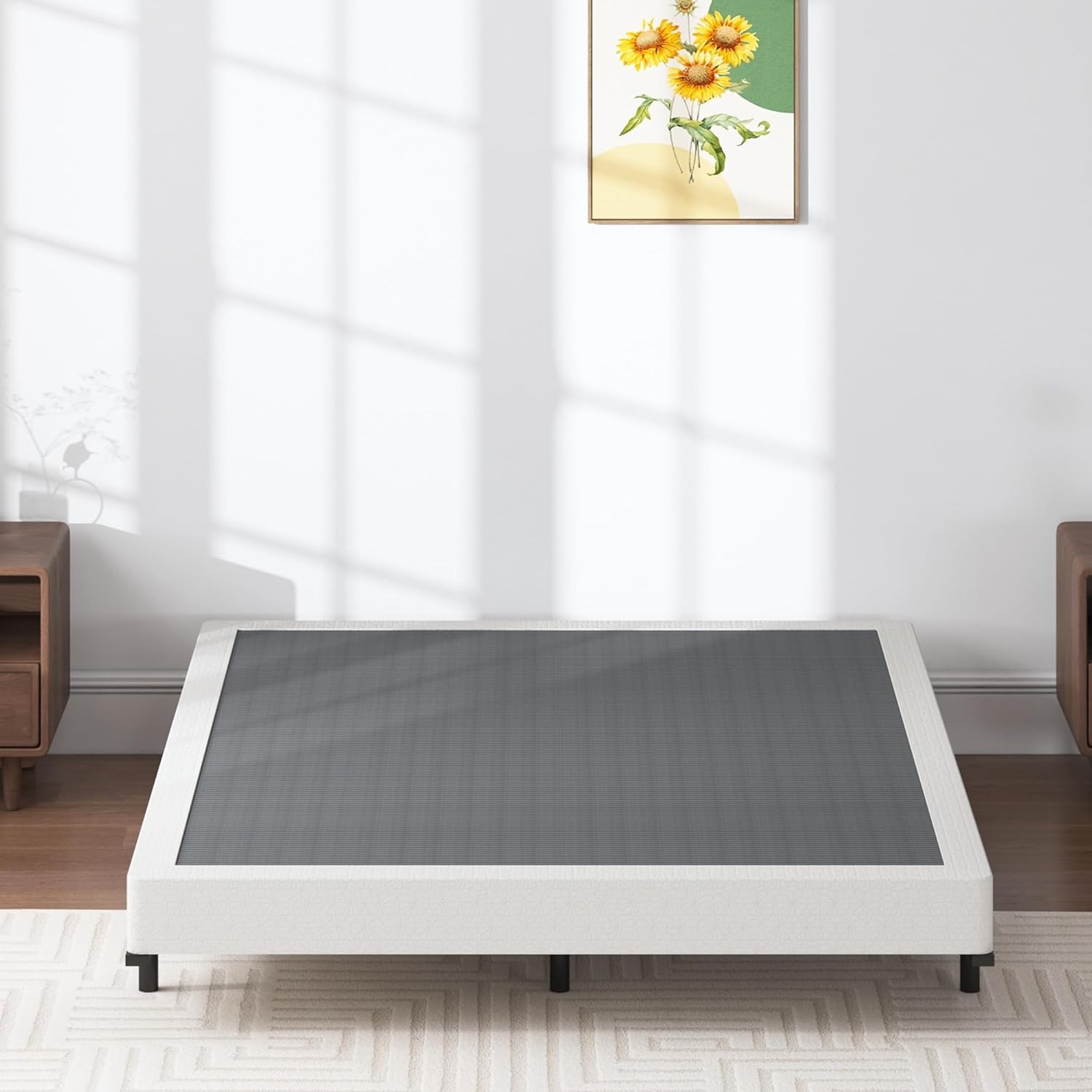 Box Spring Full 3 Inch Heavy Duty Low Profile Metal Box Springs Full Bed Home