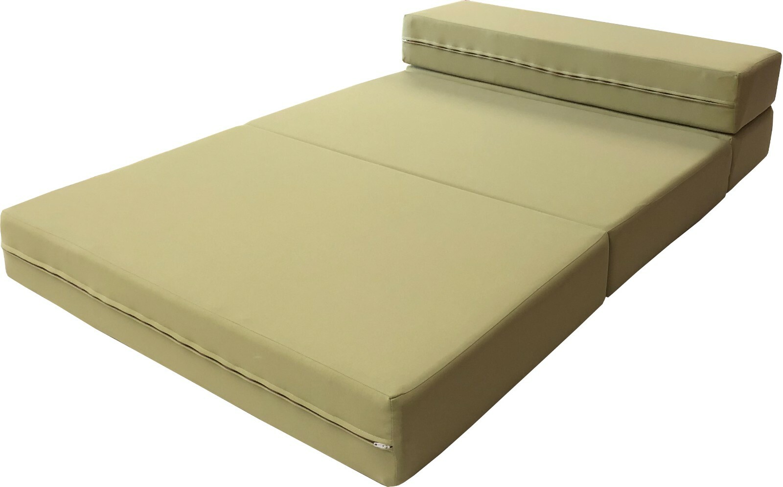 Full Size Folding Foam Mattresses, Sofa Beds, Chairs, Couches, Ottoman Khaki