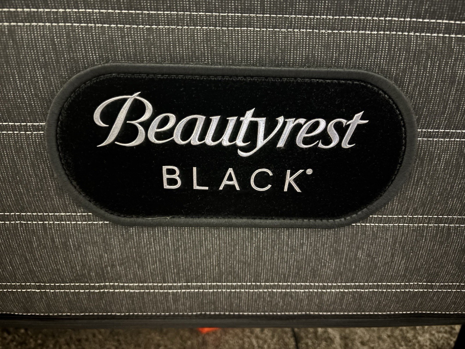 Beautyrest Black Queen Firm Innerspring Mattress Blended Fiber Batting