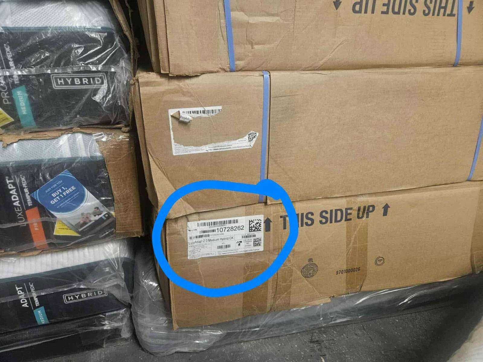 TempurPedic NEW LUXE ADAPT HYBRID 2.0 CaliKING MATTRESS CLEARANCE FAST SHIPPING