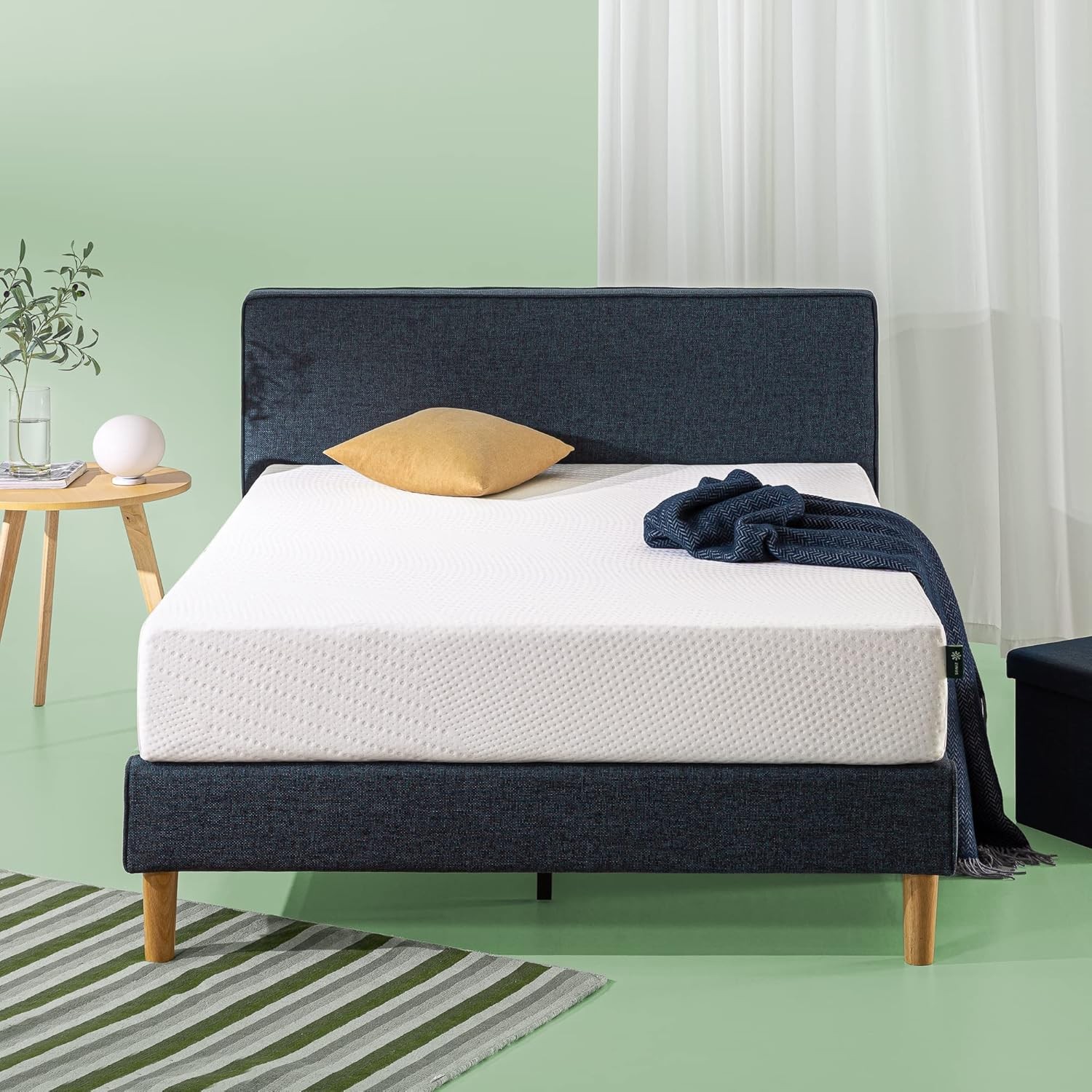 Zinus 5-to 12-Inch Twin Cooling Essential Memory Foam Mattress, Medium Feel