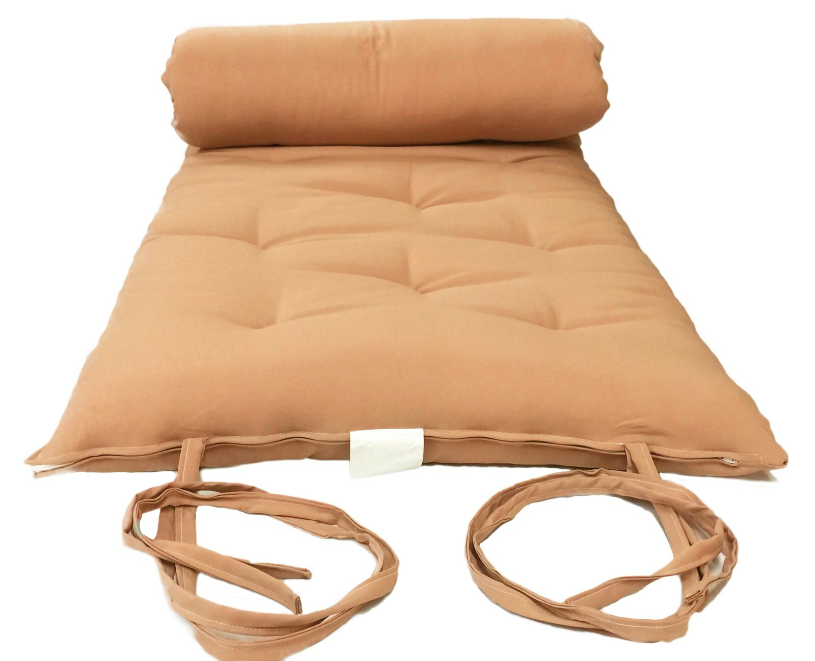 Queen Floor Rolling Futon Mattresses, Sleeper Bedding Mats 3 x 60 x 80, Peach