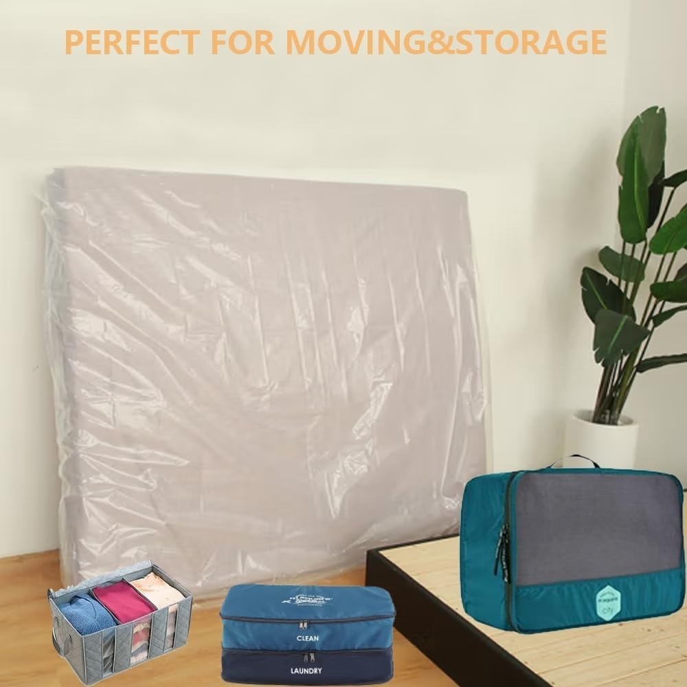 Waterproof Mattress Protector Cover Bag for Moving Storage Twin Full Size