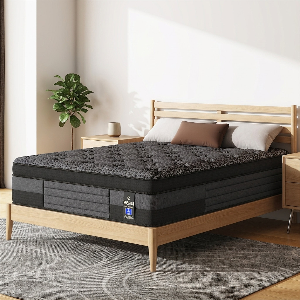 ENSHUI 12/14″ Cooling Hybrid Mattress in a Box – Gel Memory Foam Pocket Springs