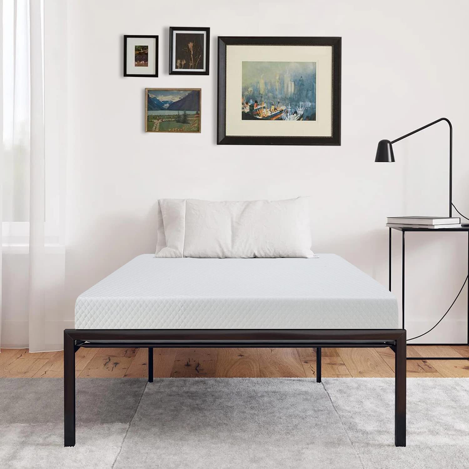 6″ 8″ 10″ Gel Memory Foam Mattress Cool Twin Full Queen King Mattress In A Box