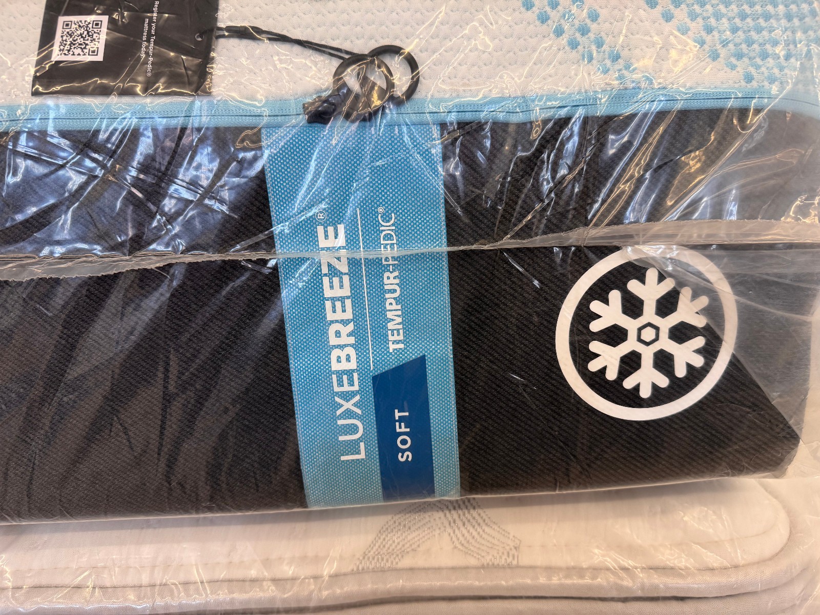 QUEEN TEMPURPEDIC LUXEBREEZE SOFT MATTRESS-MSRP $6,399