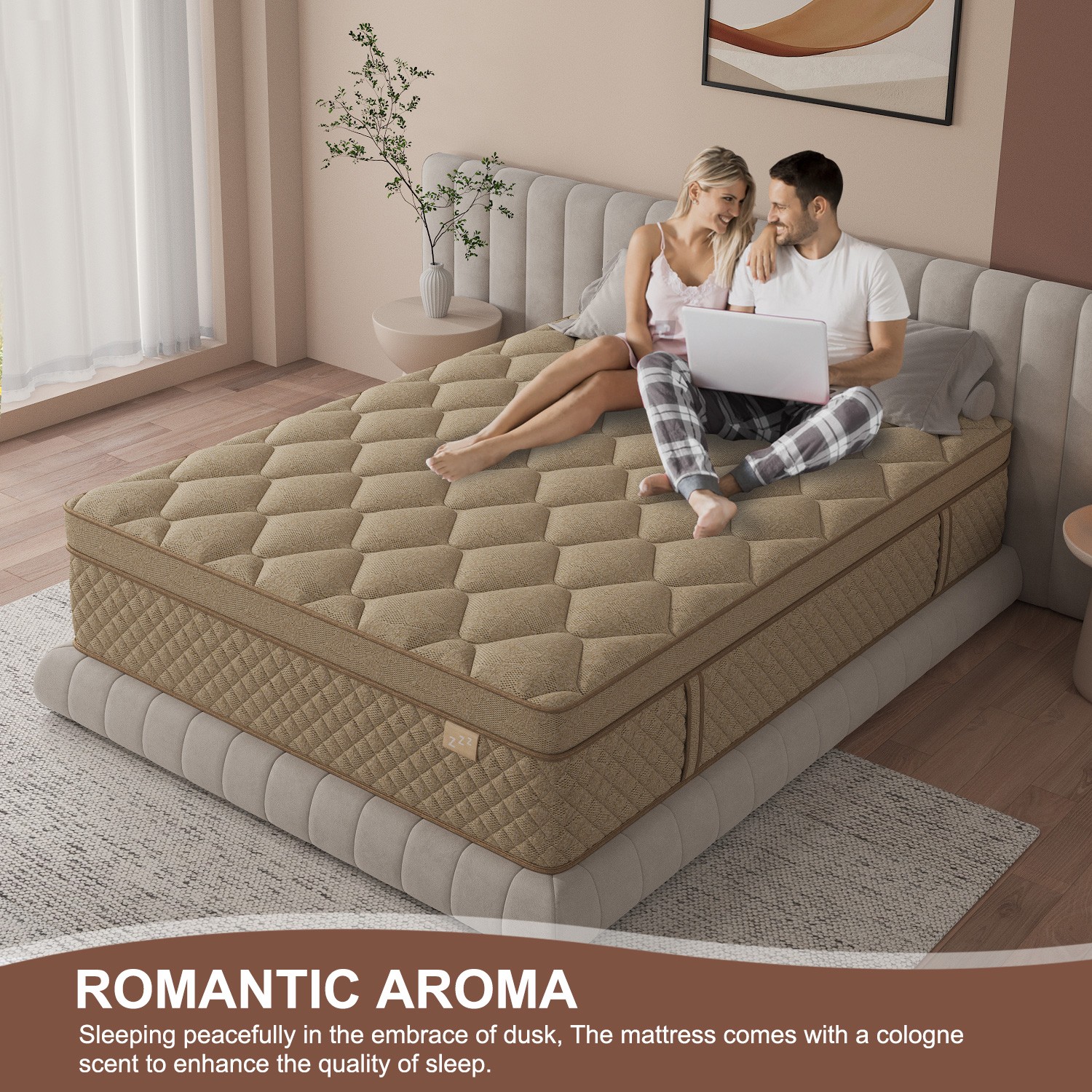 12″ 14″Twin Full Queen King Size Gel Memory Foam Spring Mattress In A Box
